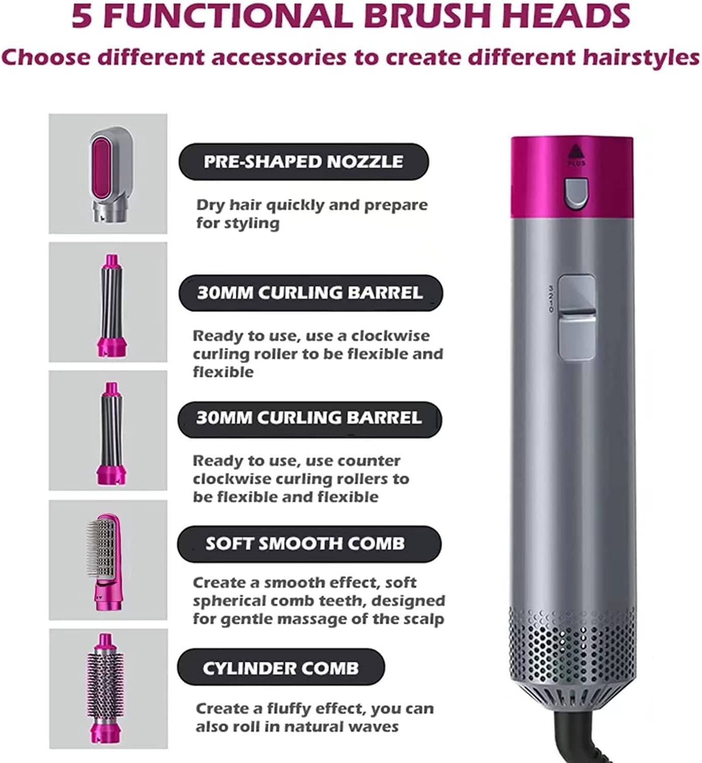 5 in 1 Hair Dryer Brush