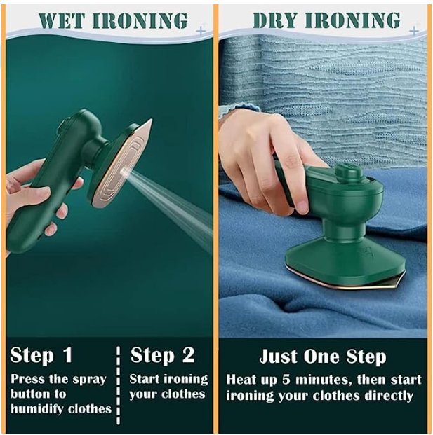 Portable Mini Ironing Machine – A compact and dual-function iron